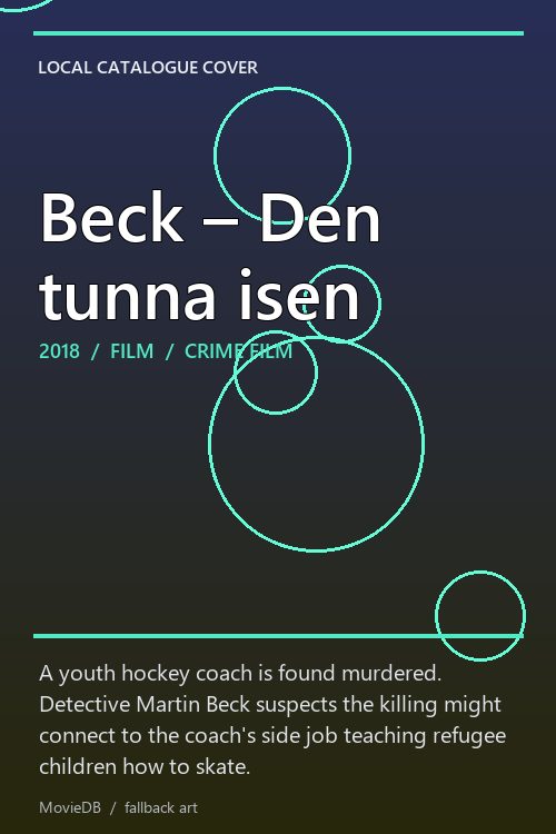 Beck – Den tunna isen poster