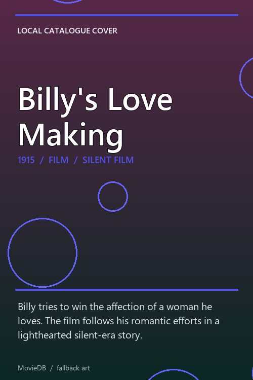 Billy's Love Making poster