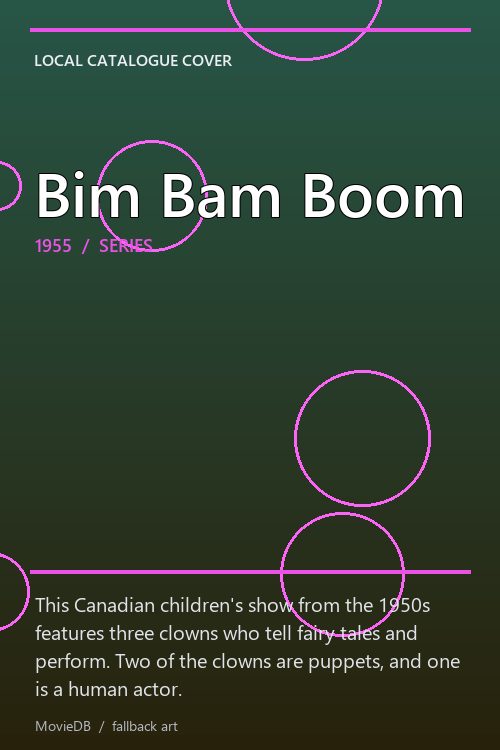 Bim Bam Boom poster