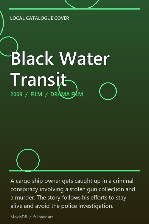 Black Water Transit poster