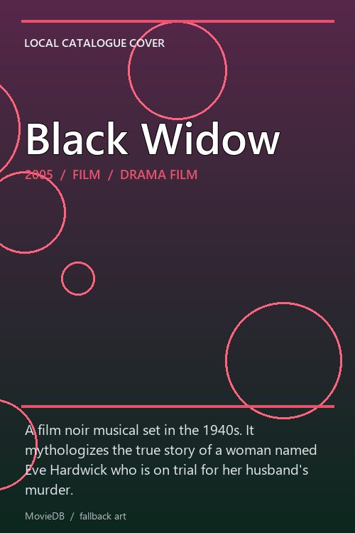 Black Widow poster