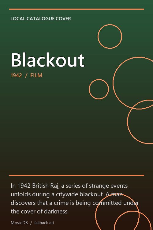 Blackout poster