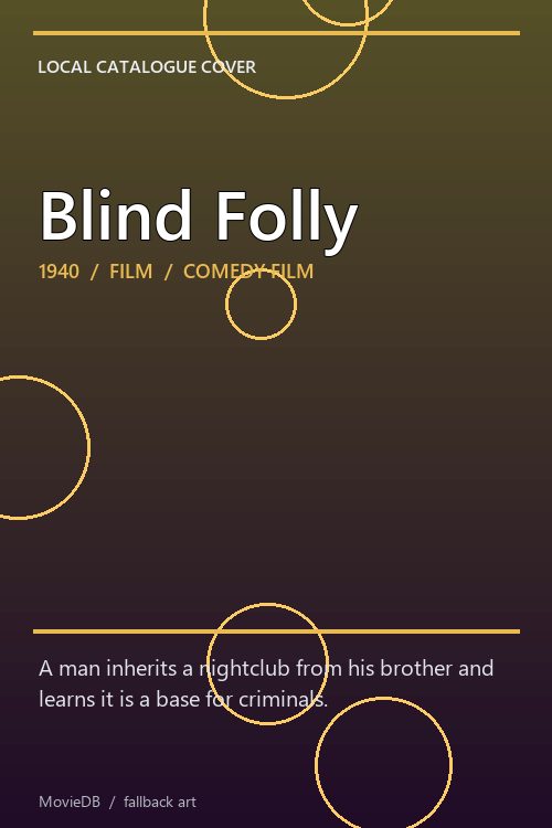 Blind Folly poster