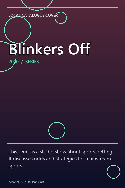 Blinkers Off poster