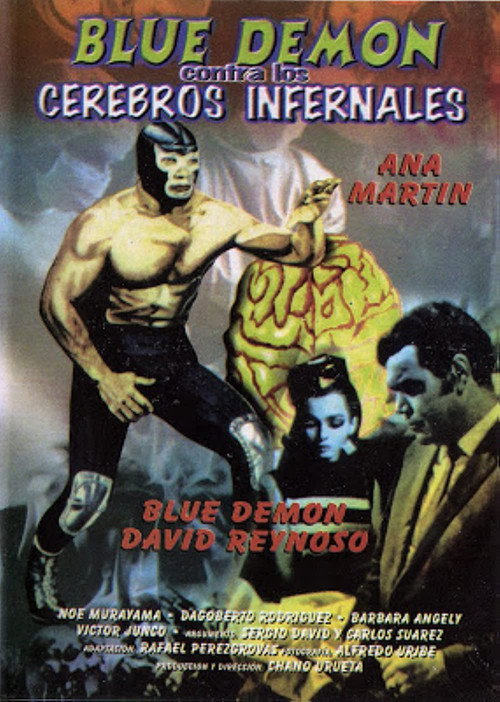 Blue Demon contra cerebros infernales poster