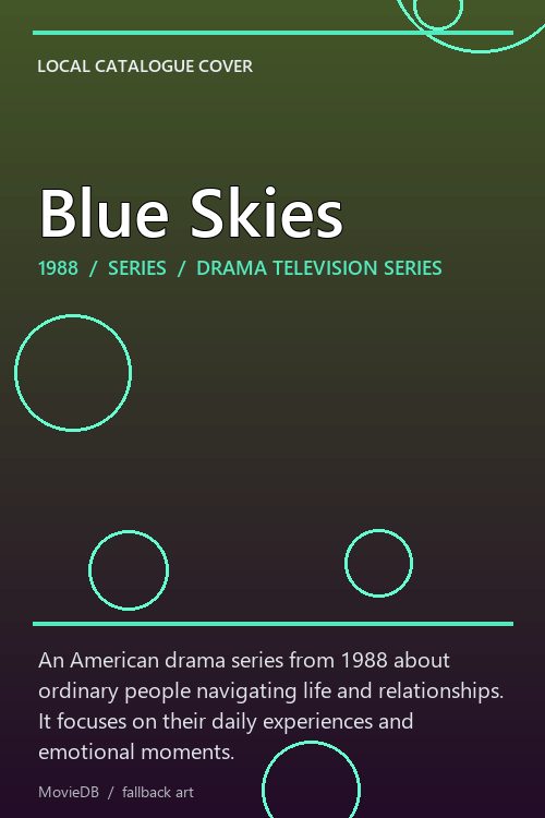Blue Skies poster