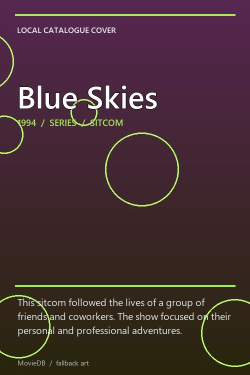 Blue Skies poster