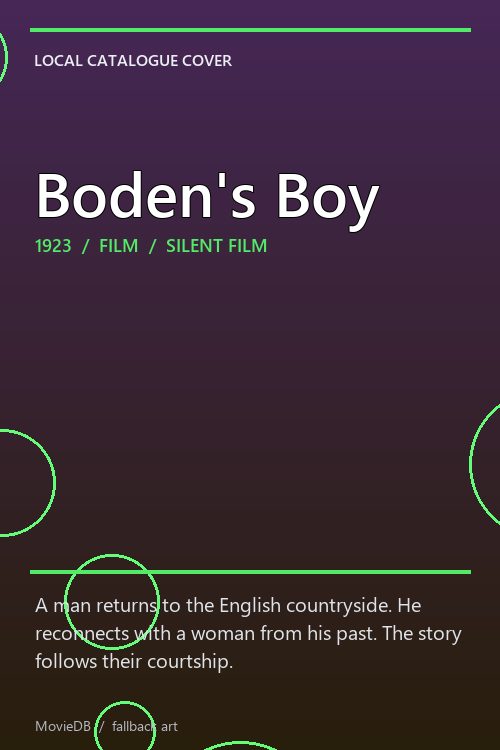 Boden's Boy poster