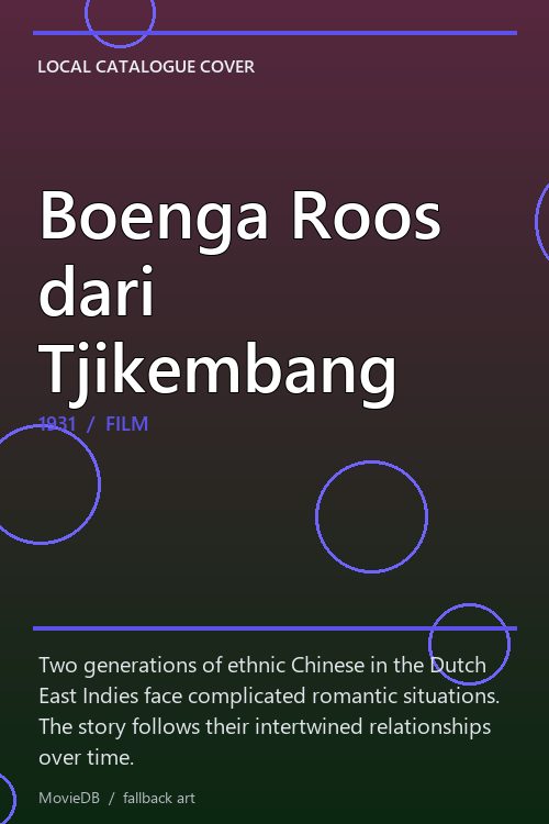 Boenga Roos dari Tjikembang poster