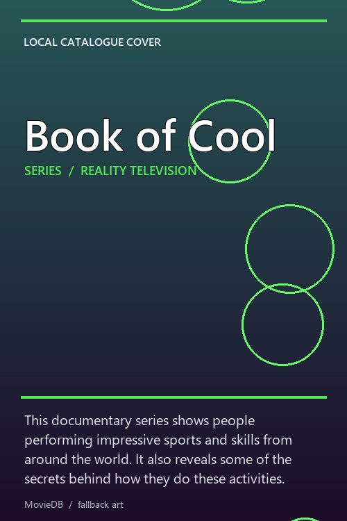 Book of Cool poster