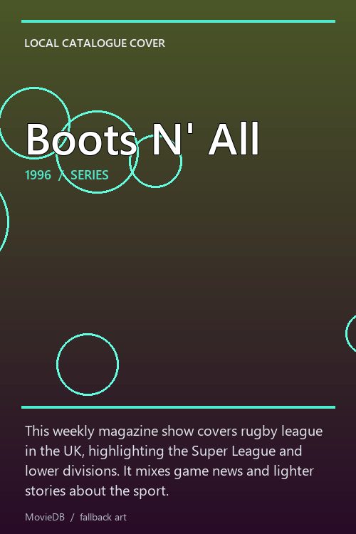 Boots N' All poster