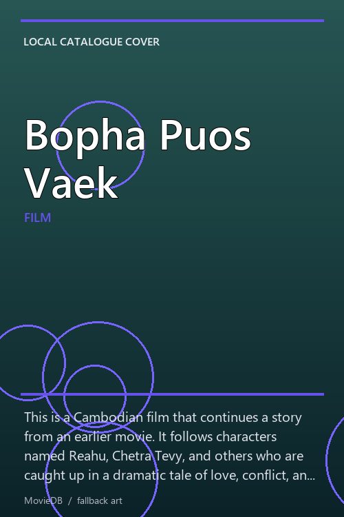 Bopha Puos Vaek poster