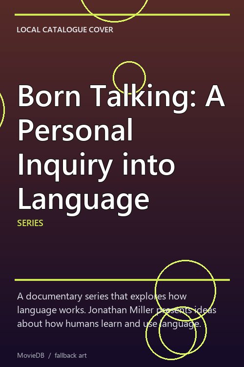 Born Talking: A Personal Inquiry into Language poster