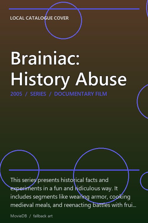Brainiac: History Abuse poster