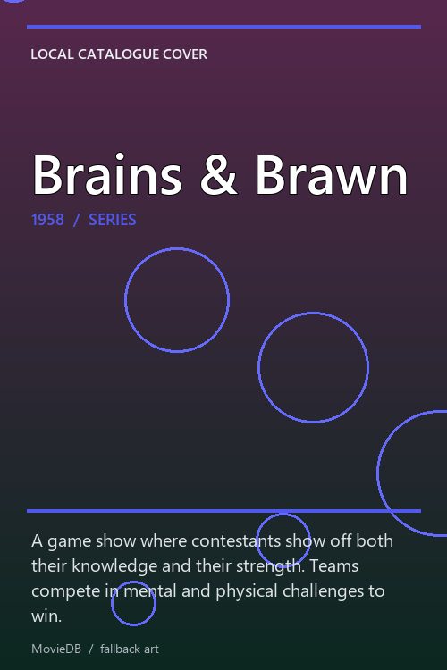 Brains & Brawn poster