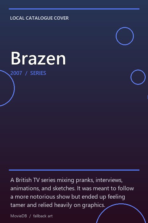 Brazen poster