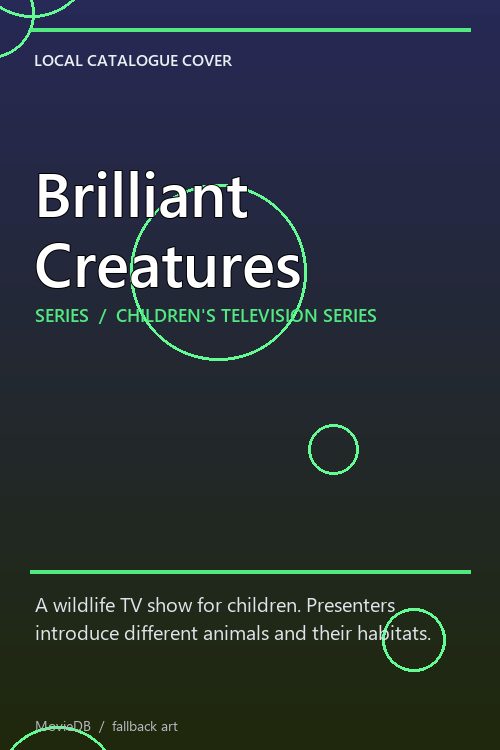 Brilliant Creatures poster