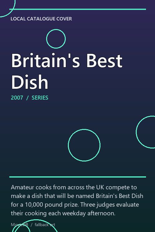 Britain's Best Dish poster