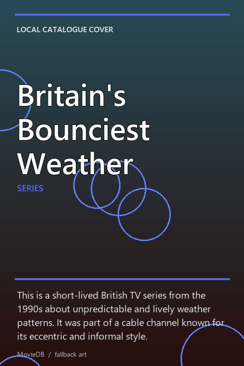 Britain's Bounciest Weather poster