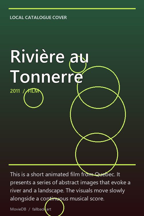 Rivière au Tonnerre poster