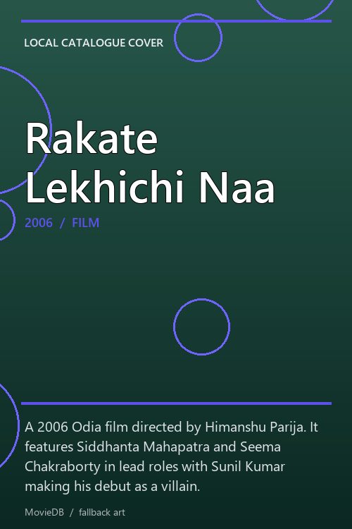 Rakate Lekhichi Naa poster