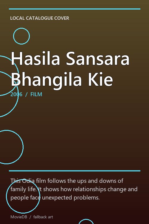 Hasila Sansara Bhangila Kie poster
