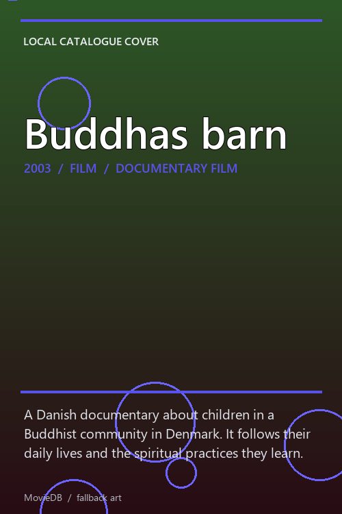 Buddhas barn poster
