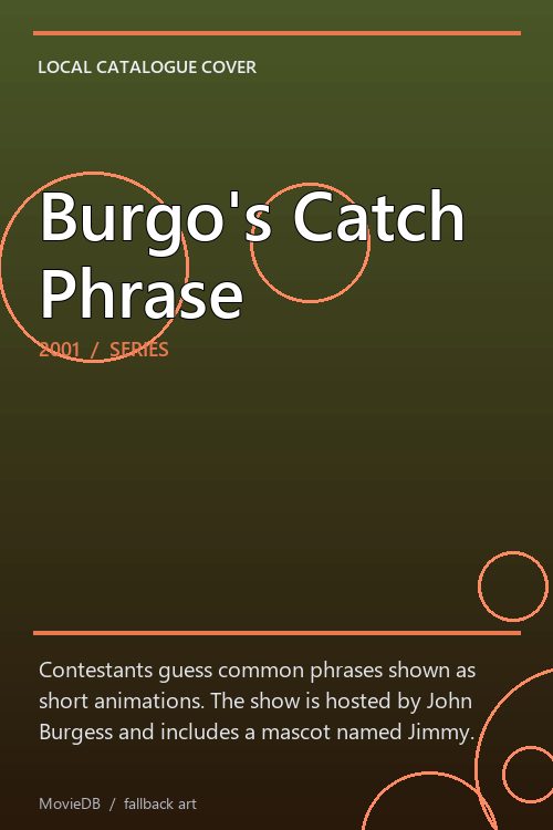Burgo's Catch Phrase poster