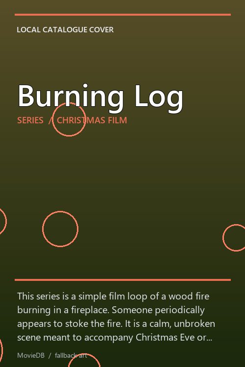 Burning Log poster