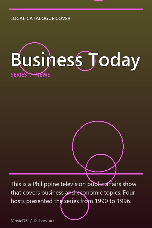 Business Today poster