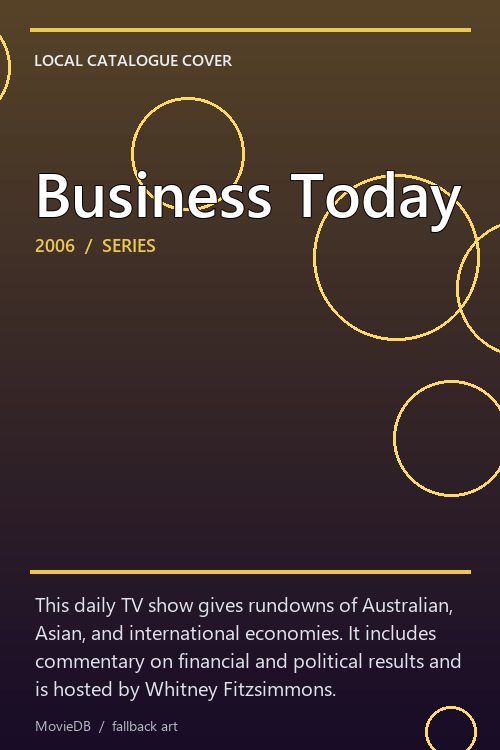 Business Today poster