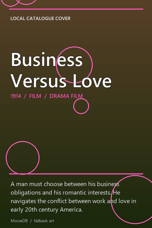 Business Versus Love poster