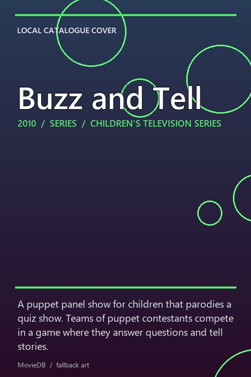 Buzz and Tell poster