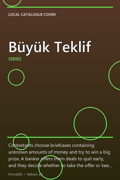 Büyük Teklif poster
