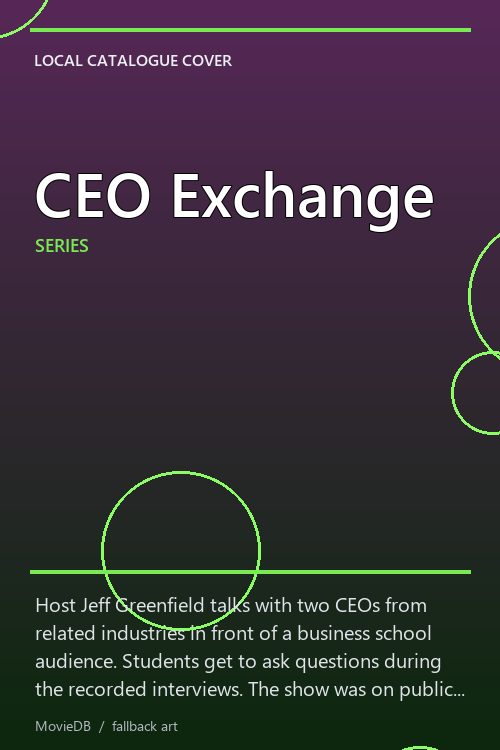 CEO Exchange poster
