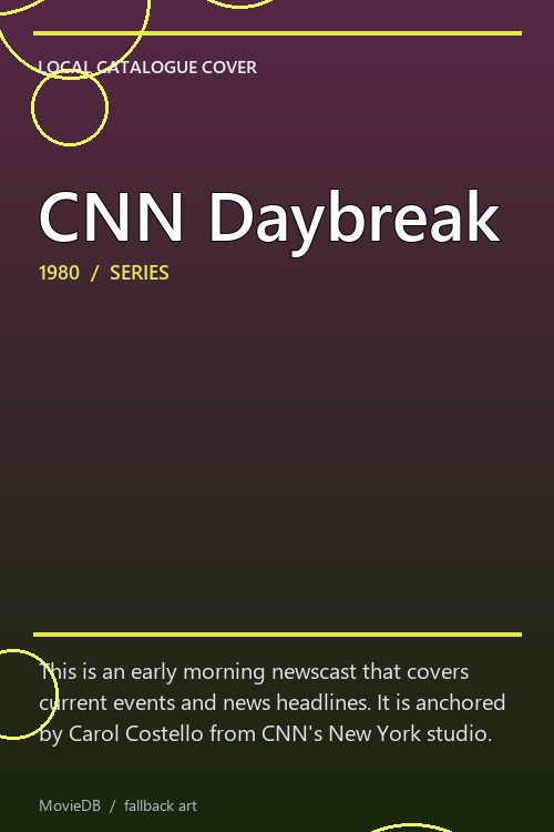 CNN Daybreak poster