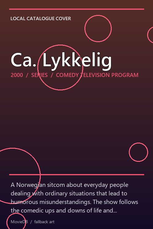Ca. Lykkelig poster
