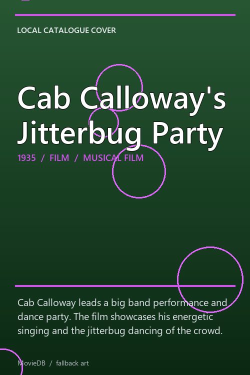 Cab Calloway's Jitterbug Party poster