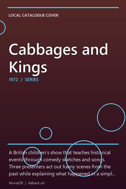 Cabbages and Kings poster