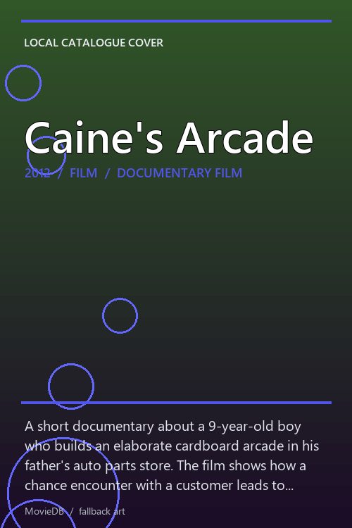 Caine's Arcade poster