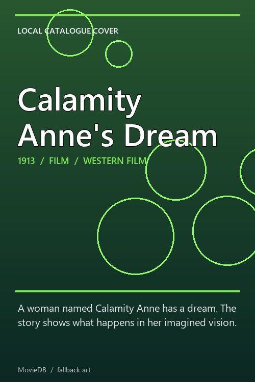 Calamity Anne's Dream poster