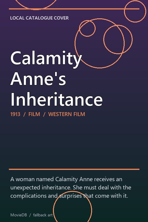 Calamity Anne's Inheritance poster