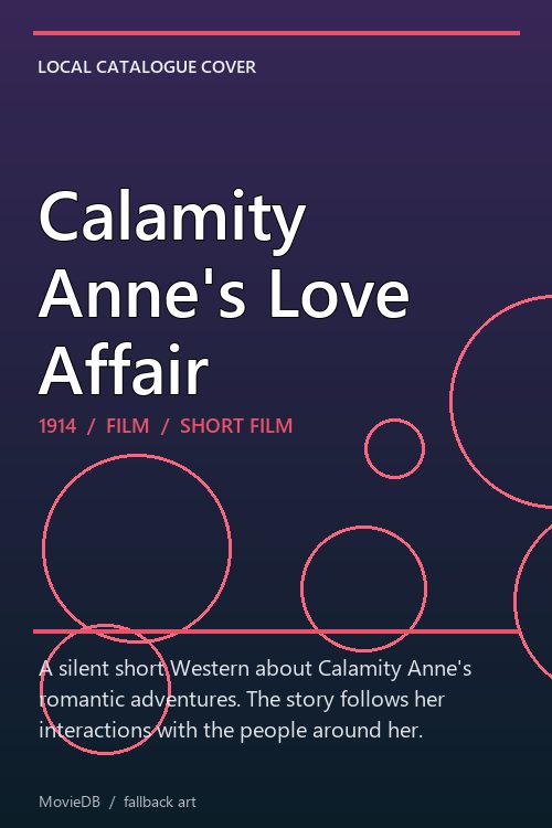 Calamity Anne's Love Affair poster