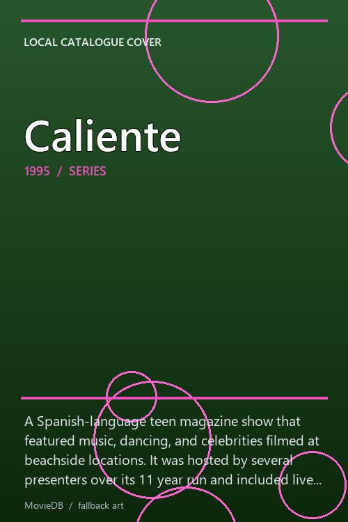 Caliente poster