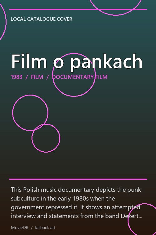 Film o pankach poster