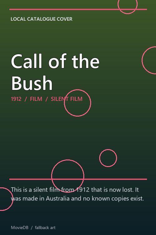 Call of the Bush poster