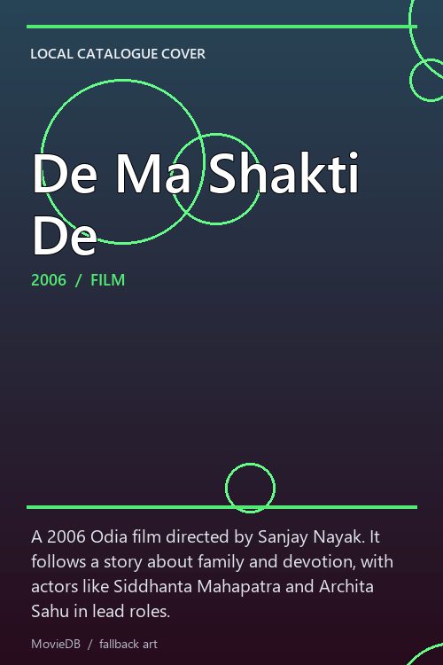 De Ma Shakti De poster