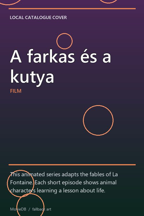 A farkas és a kutya poster