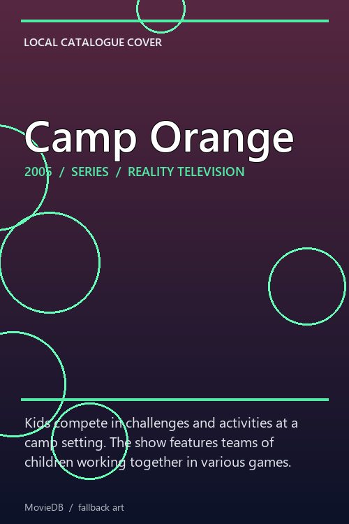 Camp Orange poster
