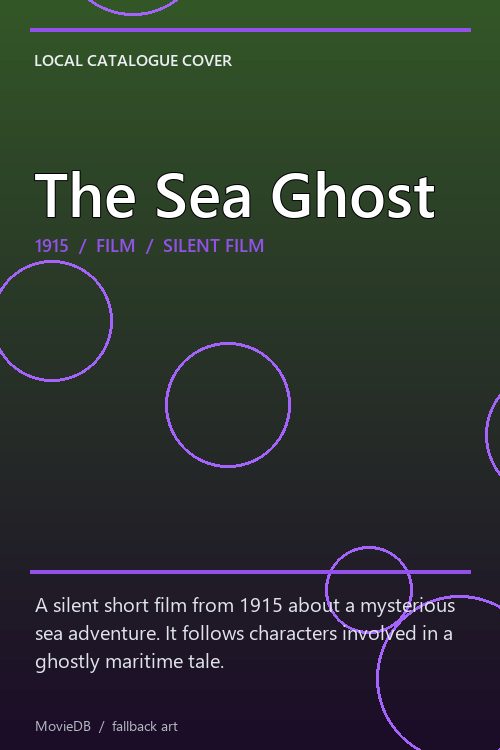 The Sea Ghost poster